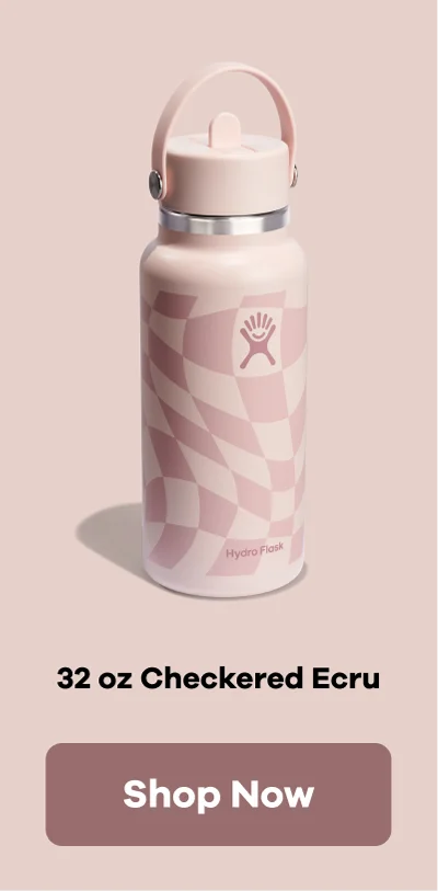 32 oz Checkered Ecru | Shop Now