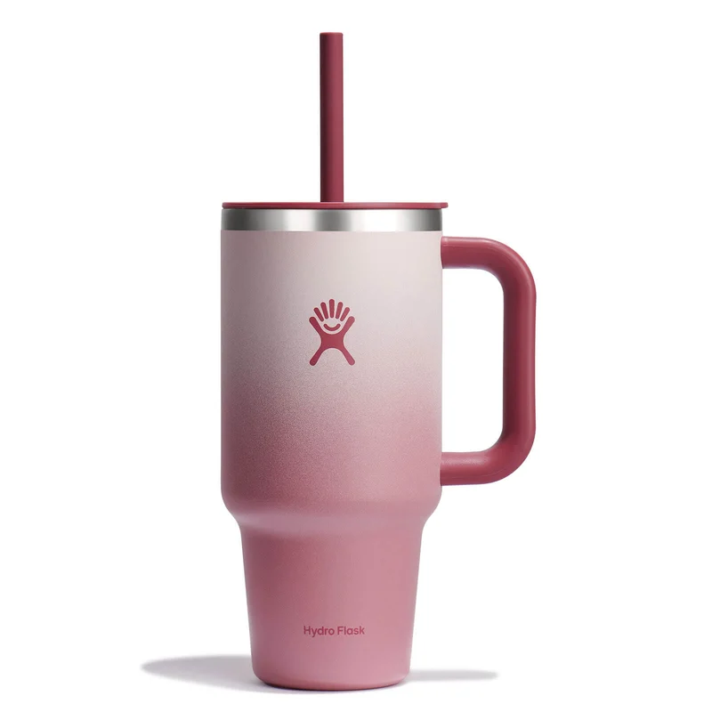 Image of 32 oz Travel Tumbler - Bayberry Ombré