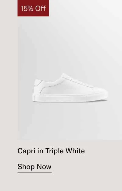 Capri in Triple White. Shop Now