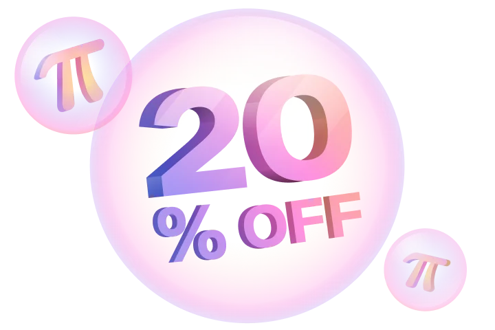 20% off Pi Day