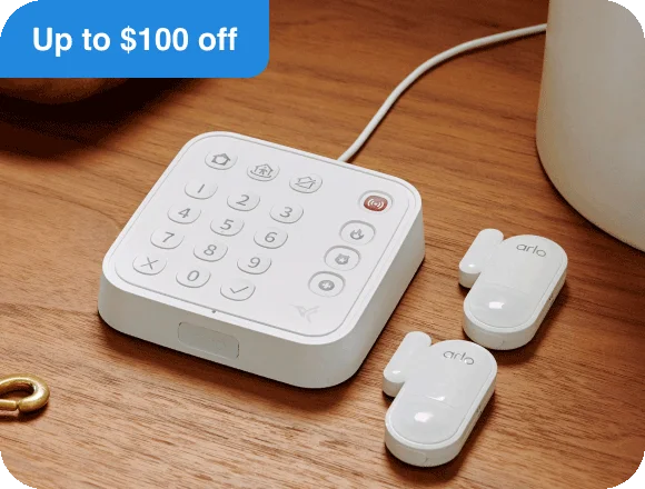 Up to $100 off. Arlo Home Security System with 2 All-in-One Sensors.