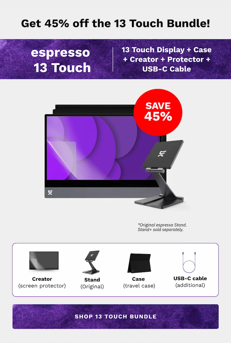 Get 45% off the 13 Touch Bundle!