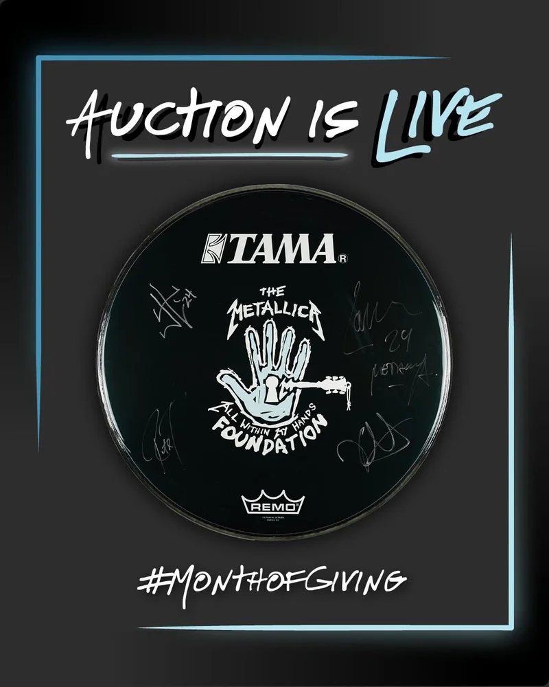 Autographed Drumhead Auction