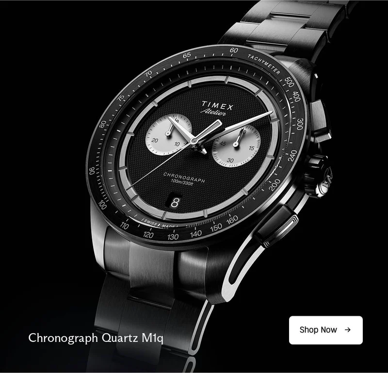 Chronograph Quartz M1q | Shop Now - Timex Atelier