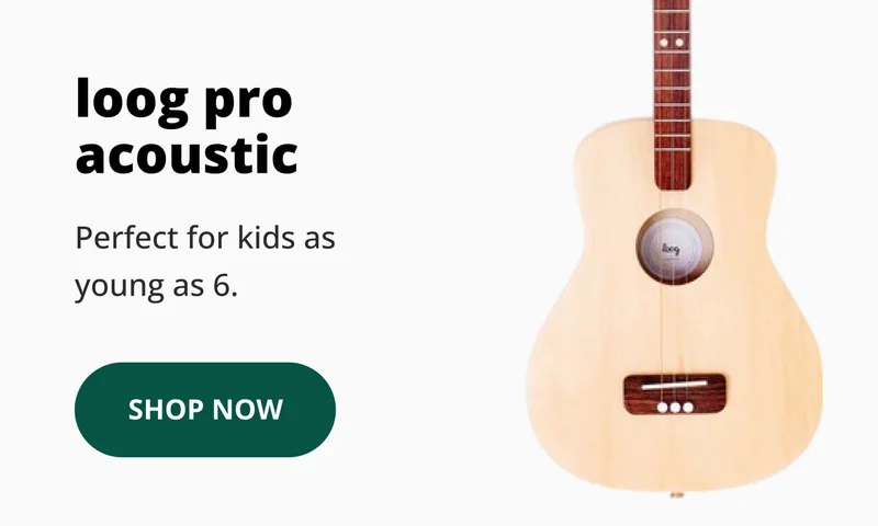 Loog pro acoustic - perfect for kids as young as 6