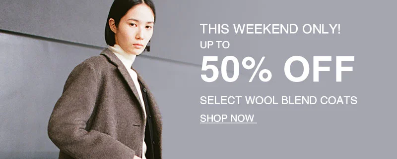 Shop Up to 50% Off Select Wool Blend Coats