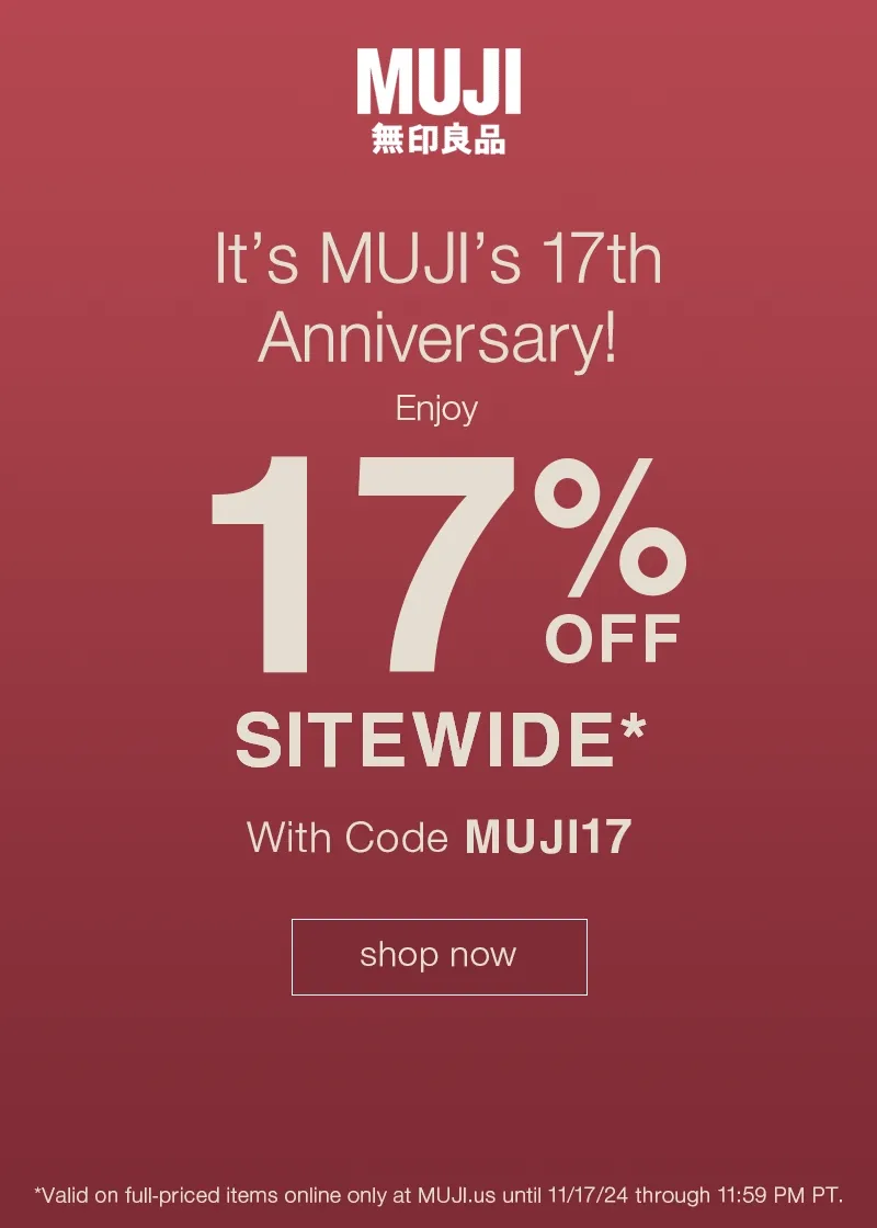 Shop 17% OFF Sitewide With Code discount code