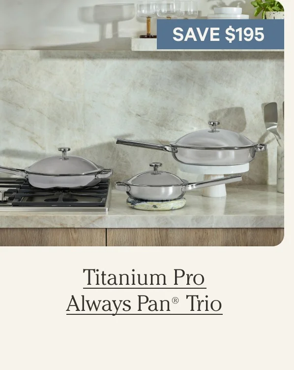 Titanium Pro Always Pan Trio