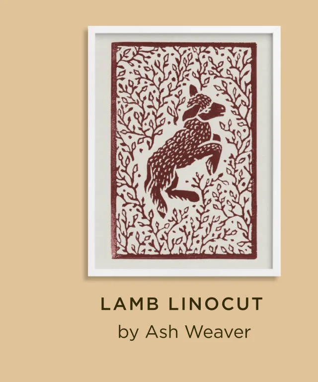 Lamb Linocut
