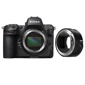 Nikon Z8 Mirrorless Camera with FTZ II Mount Adapter