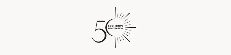 Eco-Drive 50th Anniversary Logo