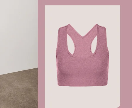 Spacedye Simplicity Bra in Ballet Pink