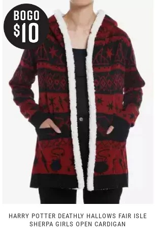 Shop outerwear, buy one, get one $10