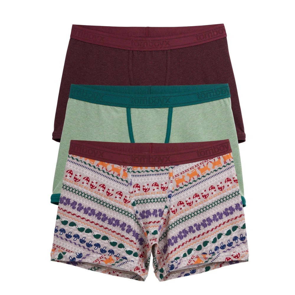 Image of 4.5" Trunks 3-Pack - Furry Fairisle