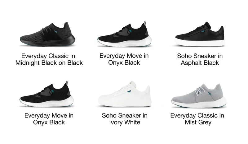 Product grid of the select styles included in the offer.