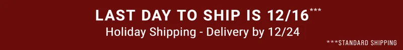 Last Day To Ship Is 12/16*** Holiday Shipping - Delivery by 12/24 ***Standard Shipping