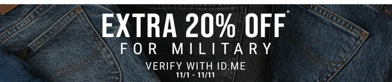 Extra 20% Off* For Military