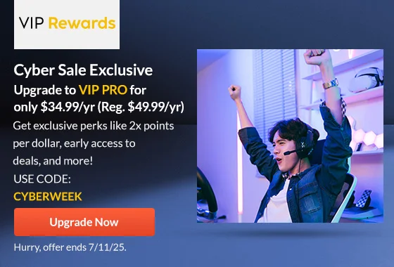 VIP Rewards | Cyber Sale Exclusive | Use code: CYBERWEEK