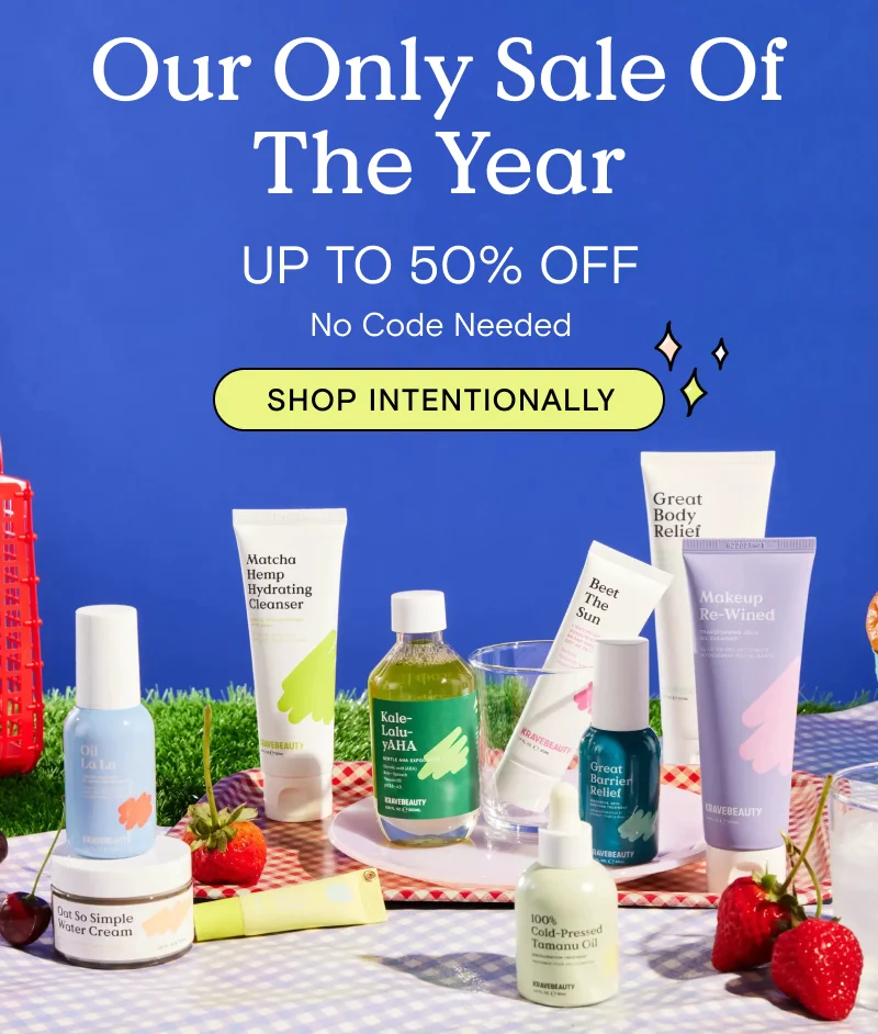 Our only sale of the year! Up to 50% off, no code needed. Shop intentionally.