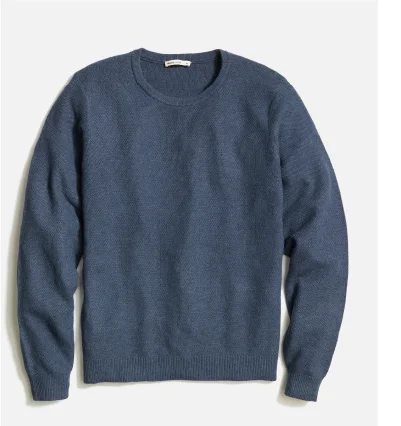 Merino Blend Sweater Tee Dark Indigo