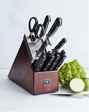 J. A. Henckels® Self-Sharpening 15-Piece Knife Block Set