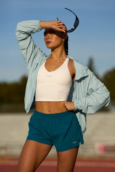Image of Essential Wind Jacket W Baby Blue