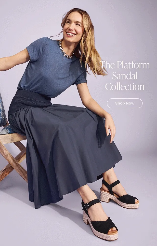 The Platform Sandal Collection. Shop Now