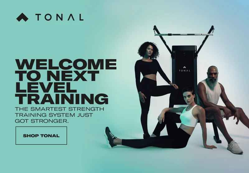 WELCOME TO NEXT LEVEL TRAINING. THE SMARTEST STRENGTH TRAINING SYSTEM JUST GOT STRONGER. CTA: SHOP TONAL