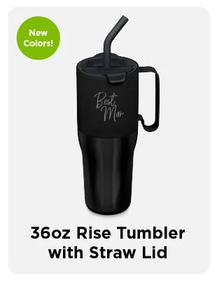 36oz Rise Tumbler with Straw