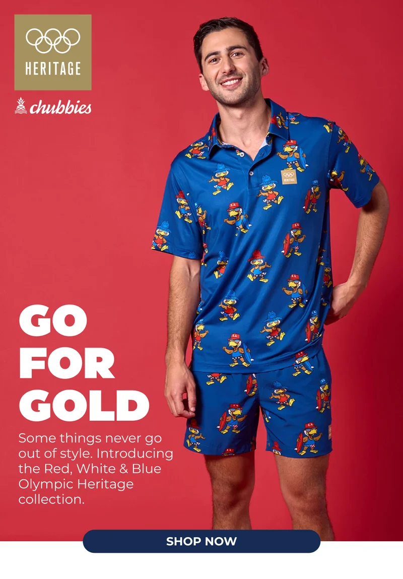 GO FOR GOLD: Shop the RED, WHITE & BLUE OLYMPIC HERITAGE COLLECTION