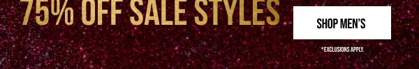 Up to 75% off Sale Shop Men's