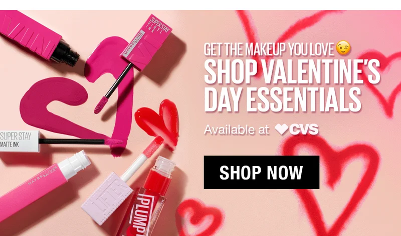 Get the makeup you love ;) Shop Valentine's Day Essentials