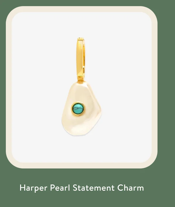 Harper Pearl Statement Charm