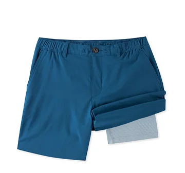 Lined Everywear Performance Short: The Twilight Lagoons 6"
