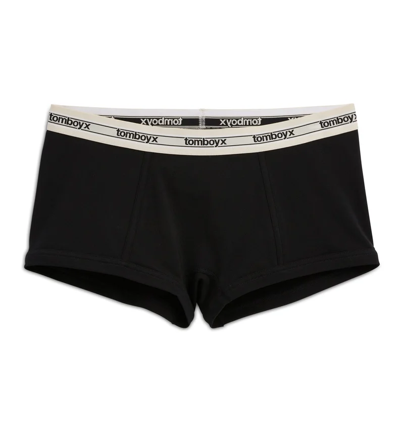 Image of Boy Shorts - Retro Black