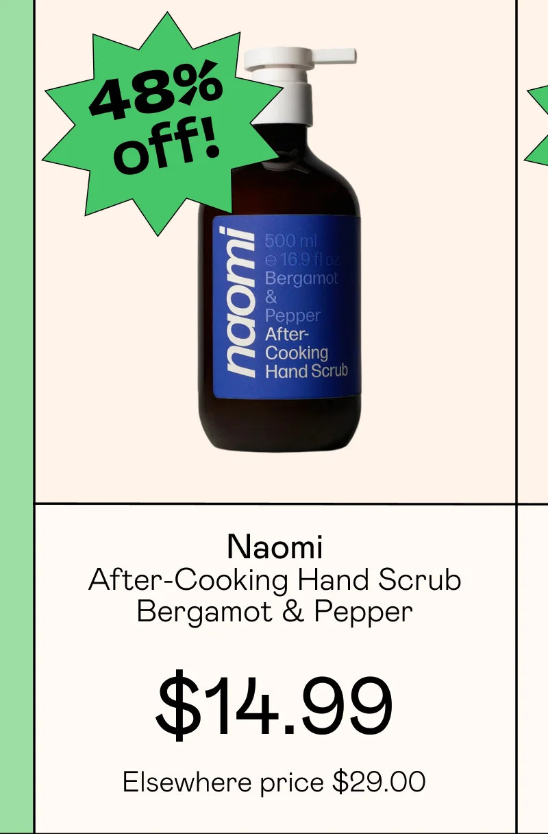 After-Cooking Hand Scrub - Bergamot & Pepper