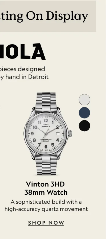 Vinton 3HD 38mm Watch