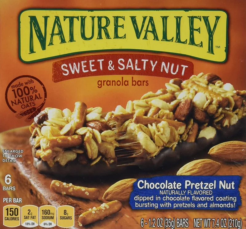 Image of Nature Valley Sweet & Salty Nut Chocolate Pretzel Nut Granola Bars (6 CT)