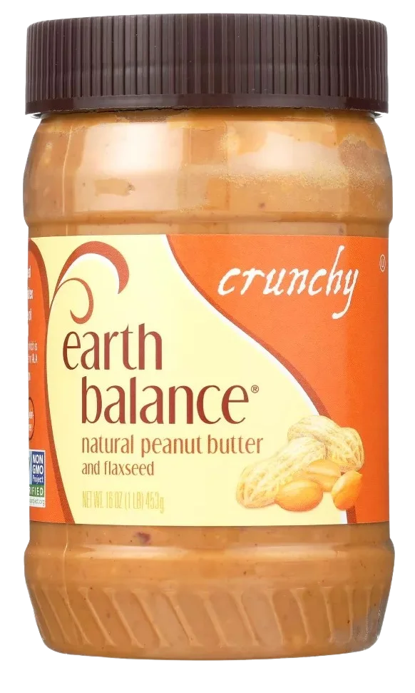 Image of Earth Balance Crunchy Natural Peanut Butter & Flaxseed
