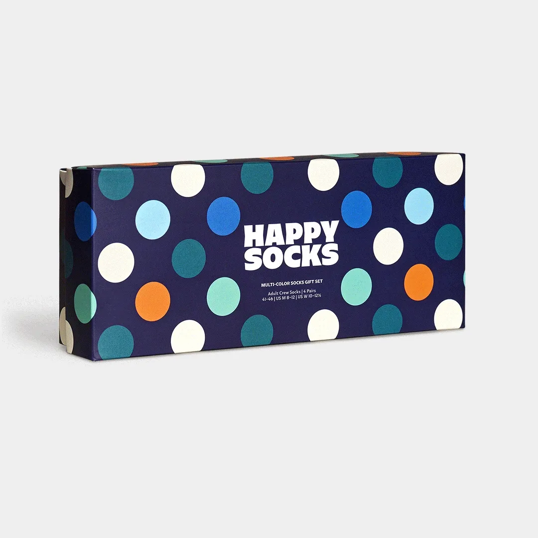 4-Pack Multi-Color Socks Gift Set