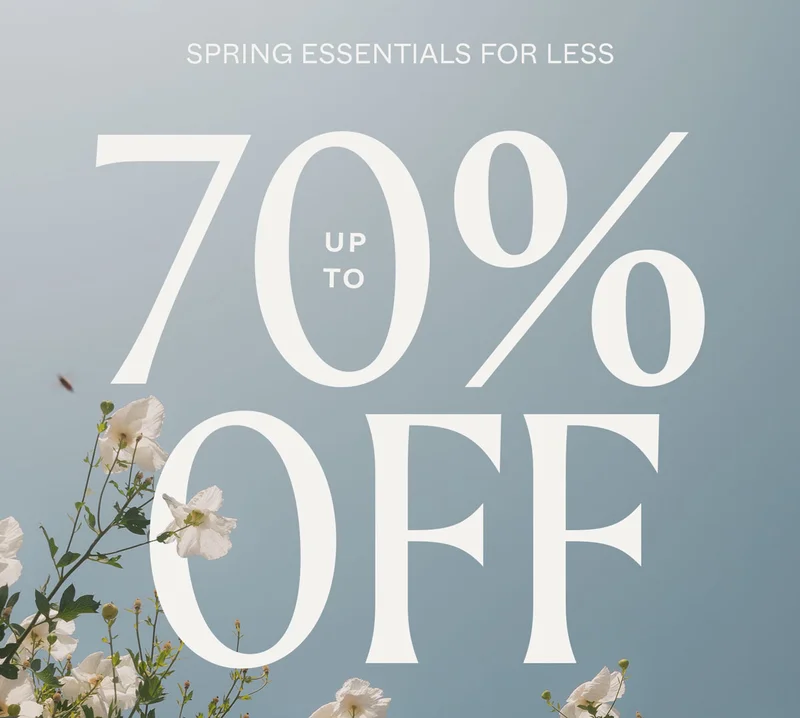Up to 70% off