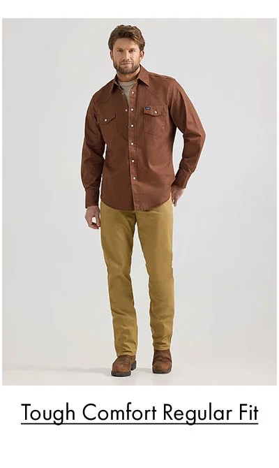 Premium Performance Tough Comfort Cowboy Cut® Regular Fit Canvas Jean