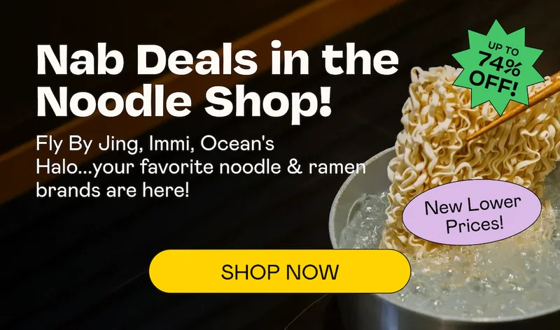 Nab Deals in the Noodle Shop! | Shop Now