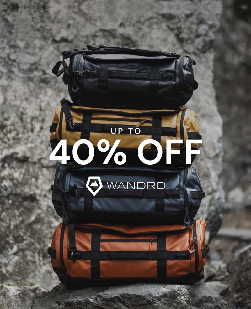 Up to 40% off wandrd