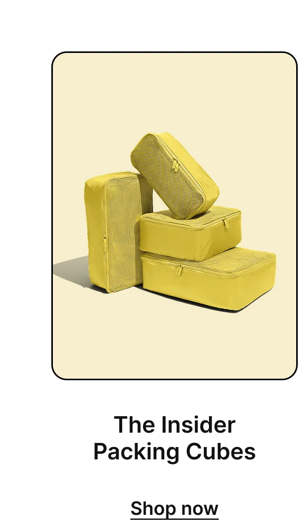 The Insider Packing Cubes