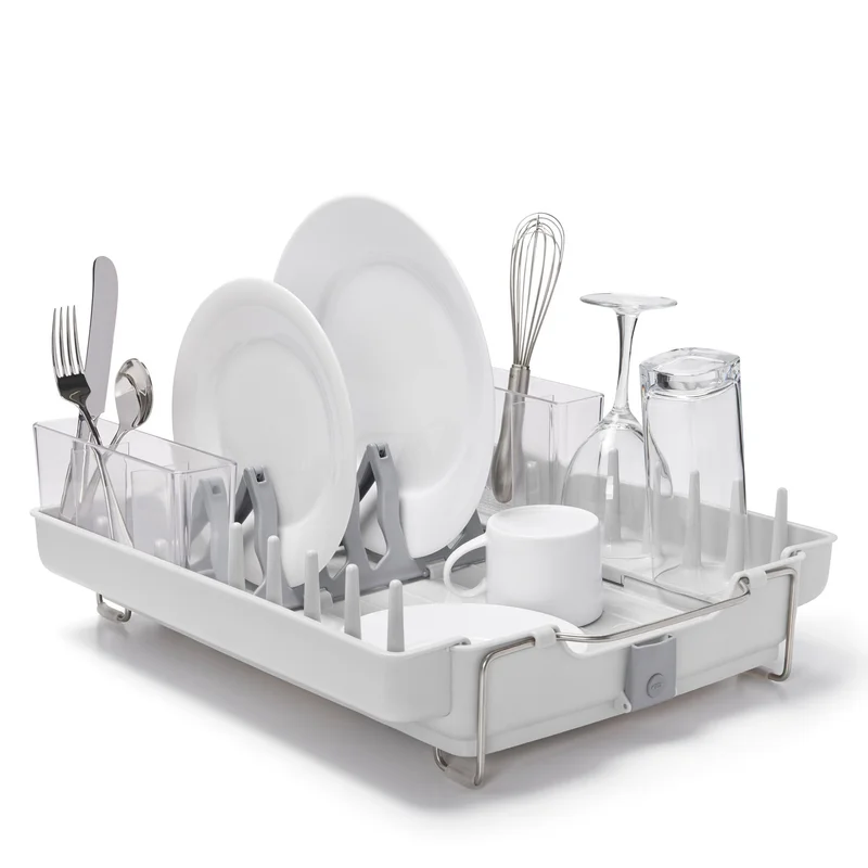 Image of OXO Good Grips Foldaway Dish Rack