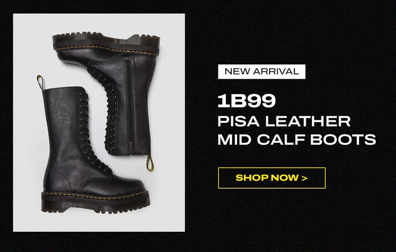 1B99 Pisa Leather Mid Calf Boots