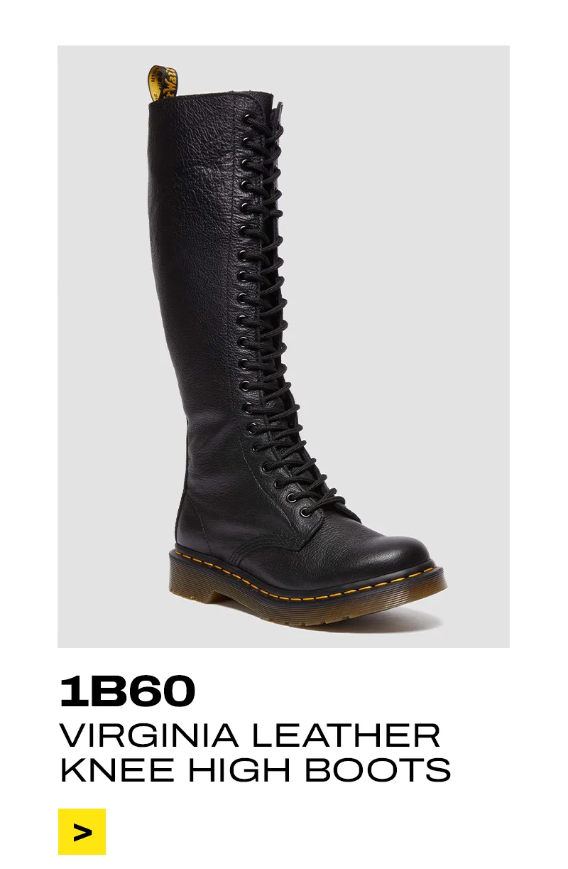 1B60 VIRGINIA LEATHER KNEE HIGH BOOTS