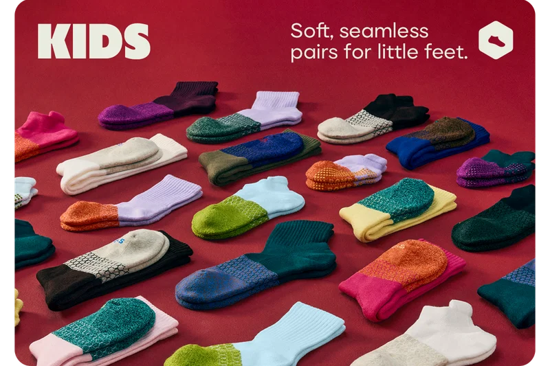 KIDS | Soft, seamless pairs for little feet.