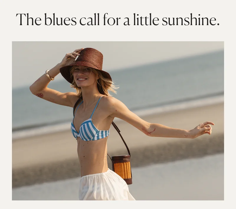 The blues call for a little sunshine.
